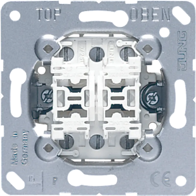 Produktfoto 1 von Doppel-Taster, 10 AX, 250 V ~, 2 Wechsler