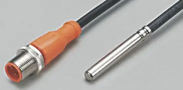 Produktfoto 1 von Temperatursensor 1xPt100 -40...90°C D=6mm 5m PUR-Kabel M12