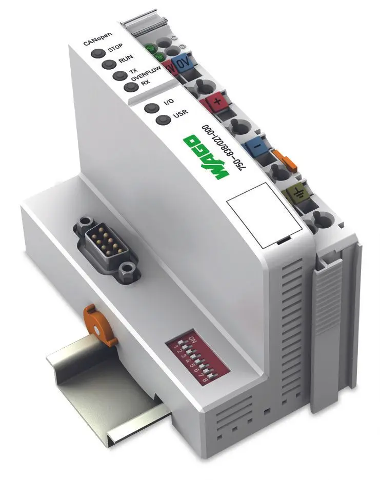 Produktfoto 1 von Controller CANopen,640/832 KB Programm/ RAM,D-Sub,lichtgrau