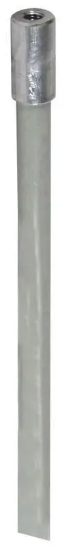 Distanzstab a. GFK lichtgrau D 16mm m. Al-Buchse M10 L 675mm f. DEHNiso