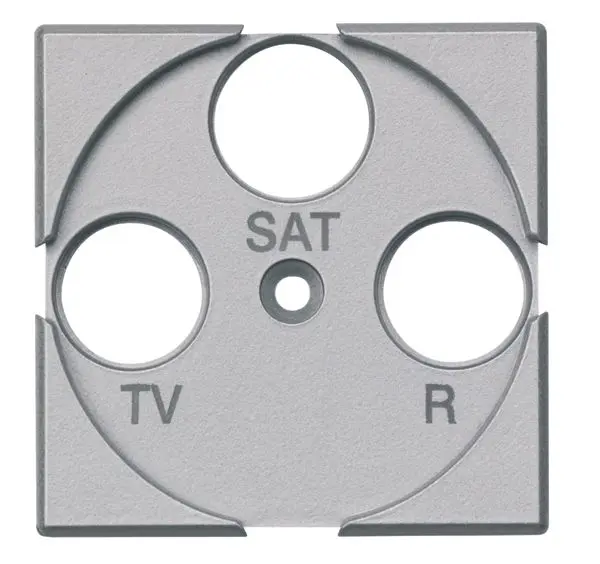 Produktfoto 1 von Zentralplatte TV/Fm/SAT Alu