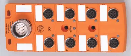 Produktfoto 1 von Zentralverteiler M12/8 PNP Gehäuse PA IP67