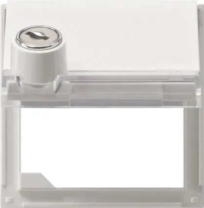 Produktfoto 1 von Adapterrahmen KD BSF Schloss TX44 WG UP reinweiß
