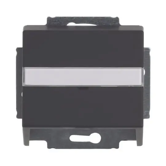 Produktfoto 1 von Abdeckung für Daten-Kommunikations- Steckverbinder (DKS) UP schwarz matt