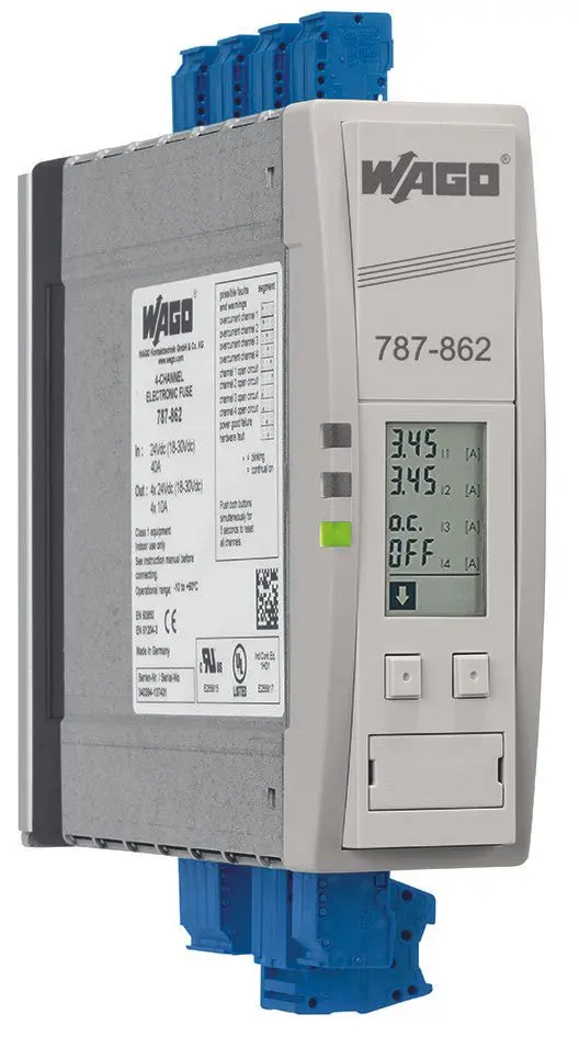 Produktfoto 1 von Elektronischer Schutzschalter,4-kanalig, Eingangsspannung DC 24 V