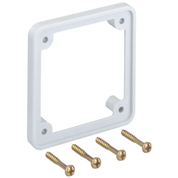 Produktfoto 1 von CEE-Einbaurahmen, Flanschmaß 75x75mm, passend für GED 50-1 und GDX/P-1, Weiß