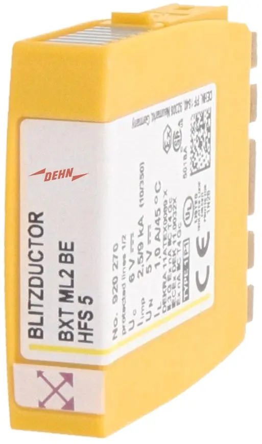 Produktfoto 1 von Kombiableiter-Modul für 1 Doppelader BLITZDUCTOR XT mit LifeCheck