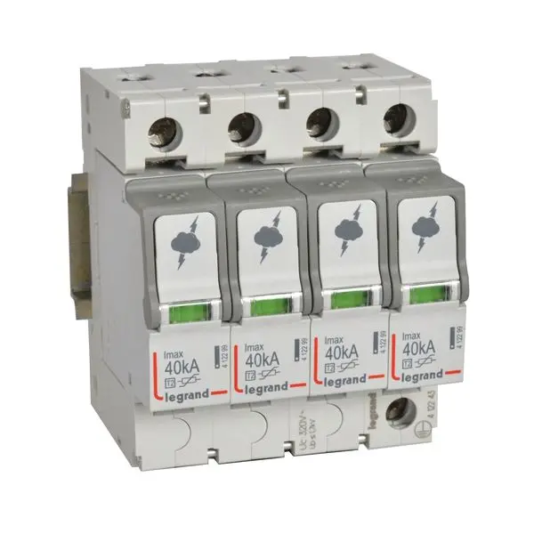 Produktfoto 1 von Überspannungsableiter Typ 2, 4+0 230/400 VAC, Imax 40 kA, Uc320 VAC