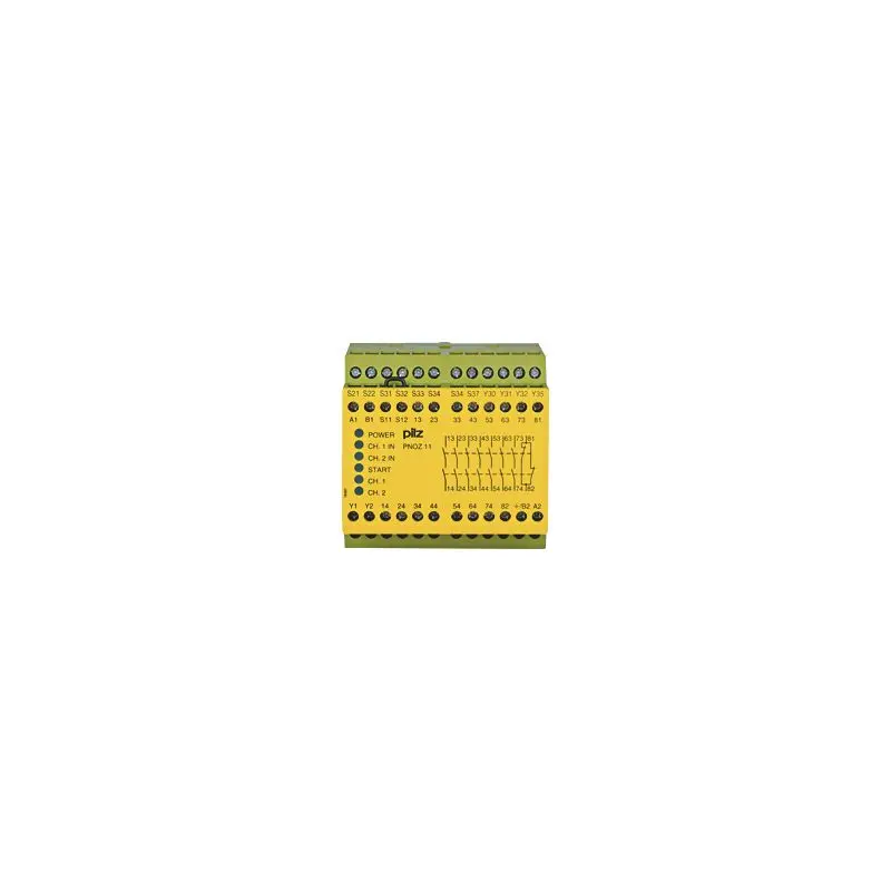 Produktfoto 1 von PNOZ 11 24VAC 24VDC 7n/o 1n/c Sicherheitsschaltgerät