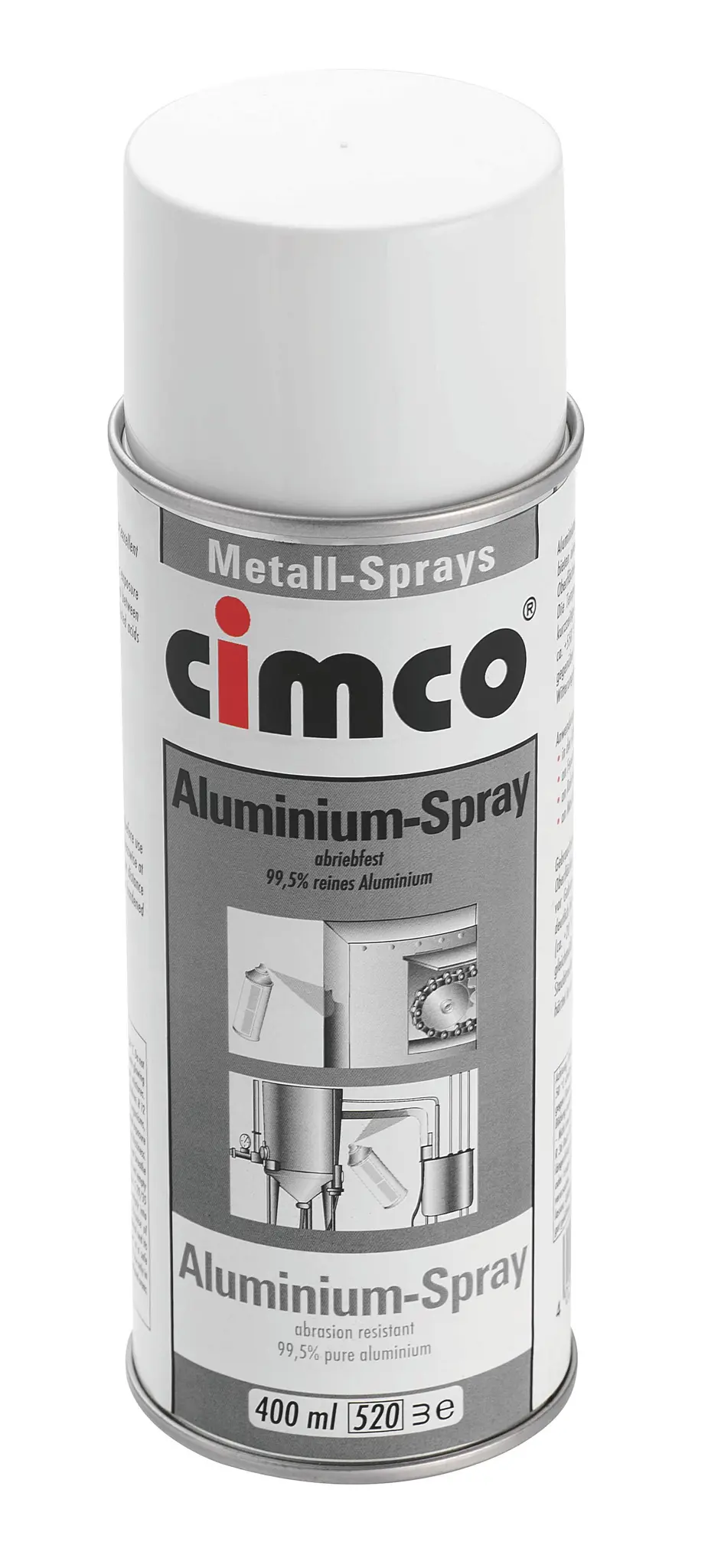 Produktfoto 1 von Aluminium-Spray 400ml 99,5 Prozent reines Aluminium