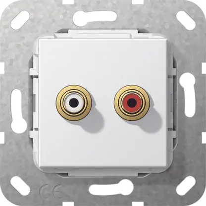 Produktfoto 1 von Cinch Audio Gender Changer Einsatz Reinweiß