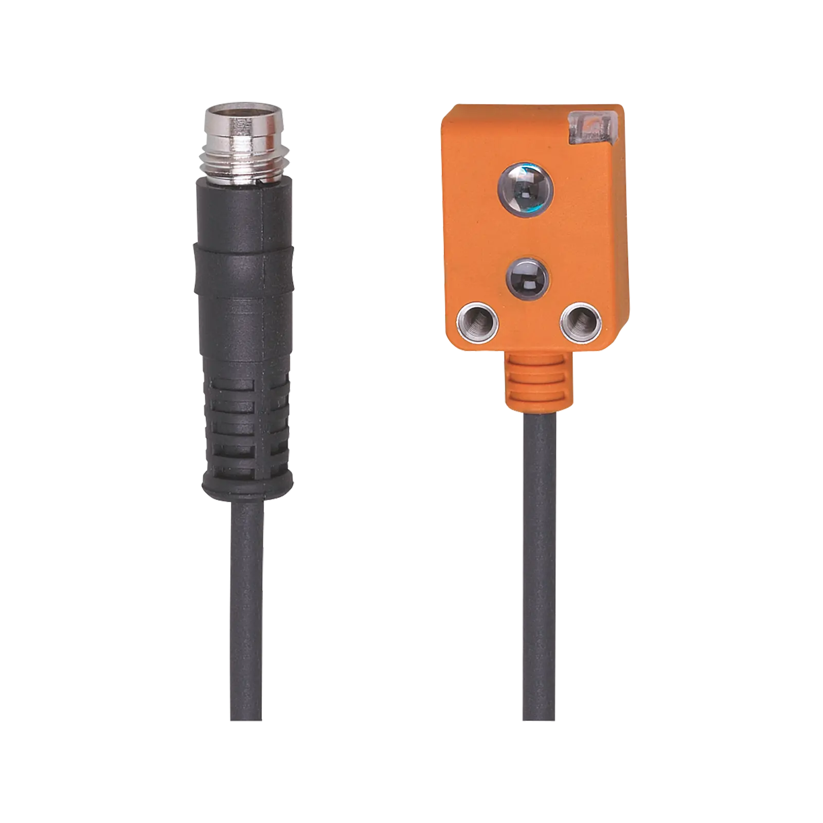 Produktfoto 1 von Reflexlichttaster Rotlicht Dunkel PNP 50mm IP65 0,2m PUR M8