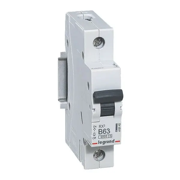 Produktfoto 1 von RX3 LS-Schalter B-Char. 63A, 1-polig, 6 kA,230/400VAC, 1TE