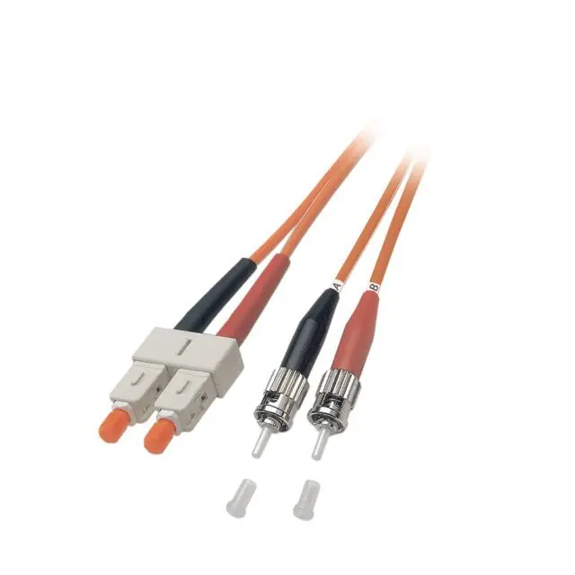 Produktfoto 1 von Duplex Jumper ST-SC 50/125µ 0,5m OM2 LSZH orange