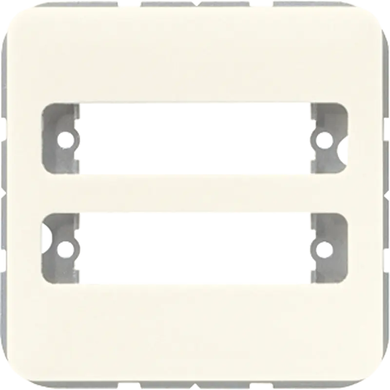 Produktfoto 1 von Abdeckung, für Trapezsteckverbinder D-Subminiatur (für 2 Steckverbinder)