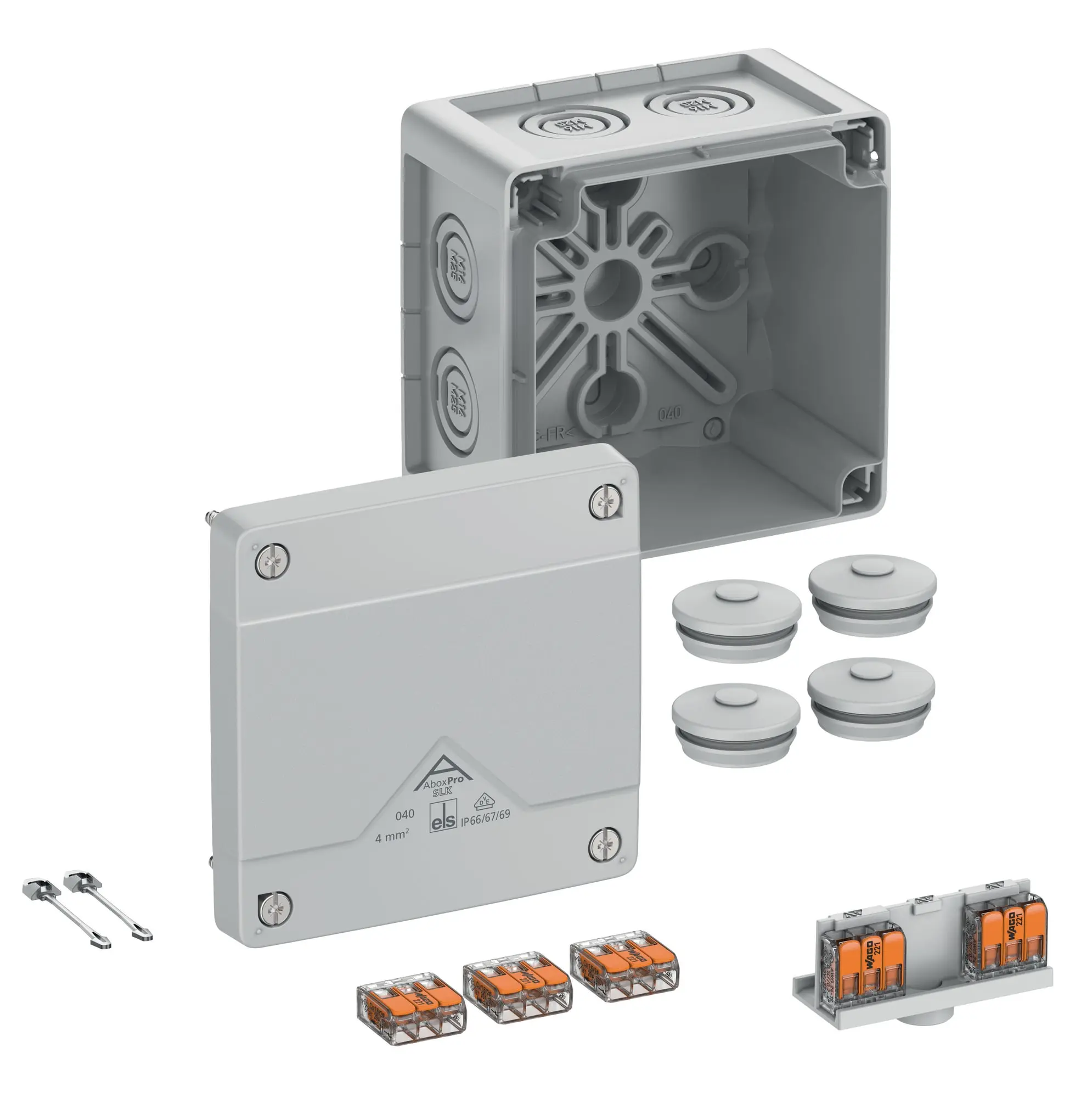 Produktfoto 1 von Abzweigkasten, Schutzart IP66/IP67/IP69, max. 4², Schlagfestigkeit IK09,