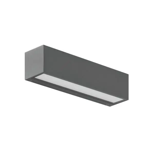 Produktfoto 1 von LED-Wandanbauleuchte 230 V AC, 50 HZ, 2x9W,3.000 K, strukturgraphit