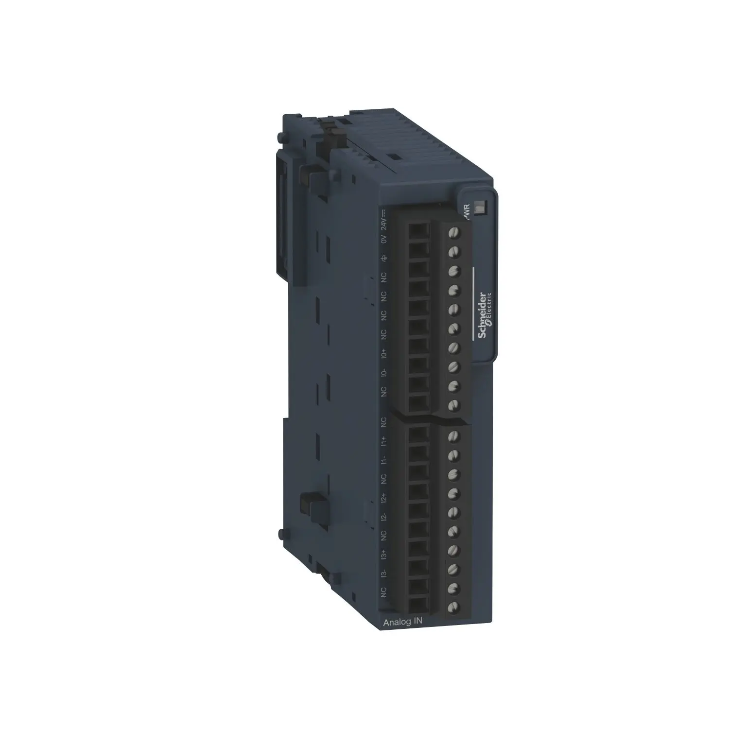 Produktfoto 1 von E/A-Erweiterung TM3 EA-Modul 4 analog Ein. Spannung/Strom 12BIT Schraubanschl.