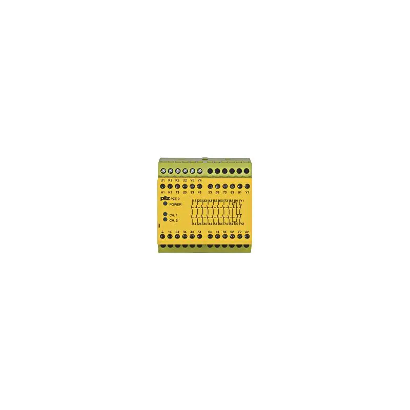 Produktfoto 1 von PZE 9 230-240VAC 8n/o 1n/c Kontakterweiterung