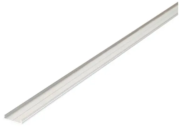 Produktfoto 1 von Alu-Abdeckprofil, zu 53603 konfektioniert Länge: 100 mm silber