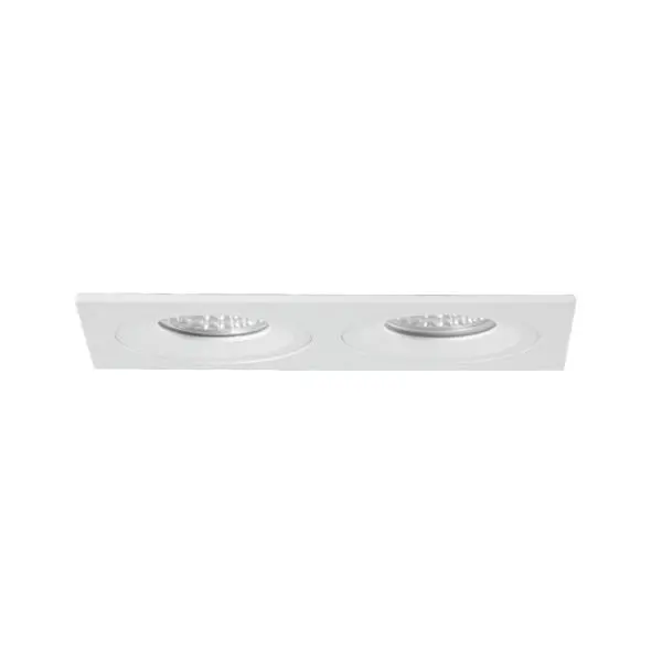 Produktfoto 1 von Einbaumodul rechteckig, 2-fach, struktu
