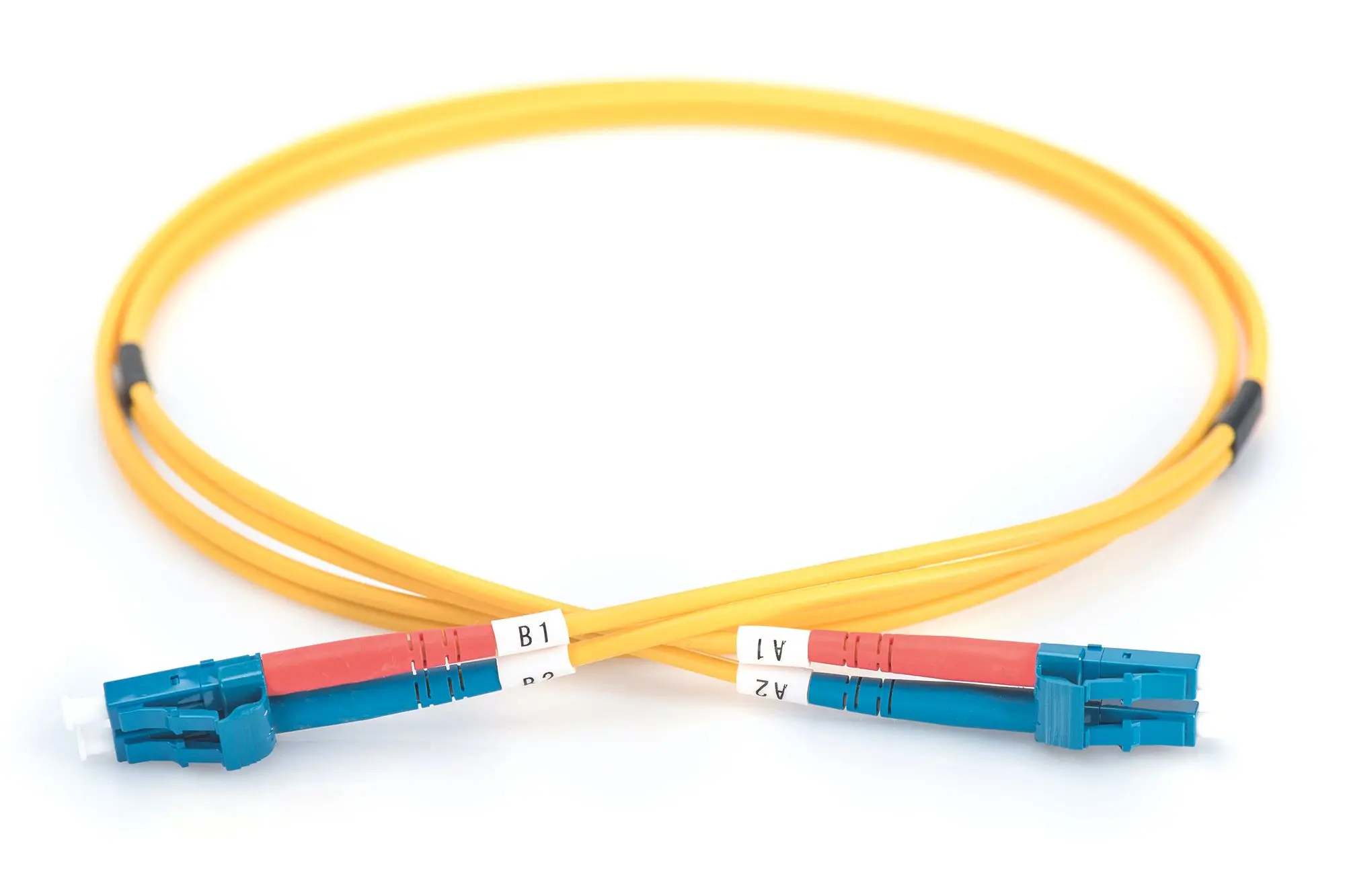Produktfoto 1 von LWL Singlemode Patchkabel LC/LC 09/125M Duplex Länge 2m