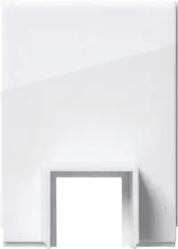 Produktfoto 1 von Adapter Kanaleinf. 15 x 15 mm System 55 Reinweiß