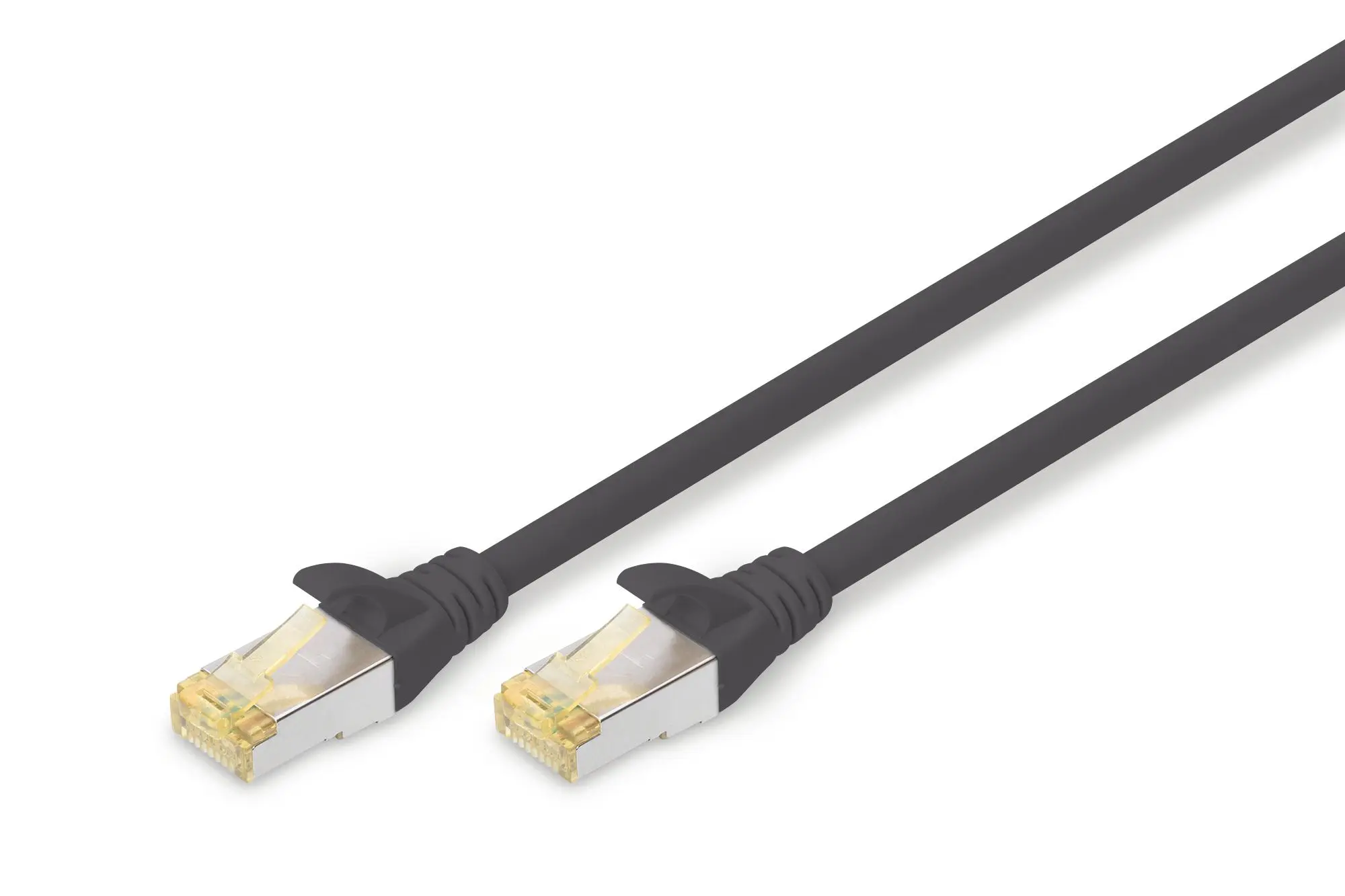 Produktfoto 1 von CAT 6A S-FTP Patchkabel Cu LSZH AWG 26/7 Länge 1m schwarz