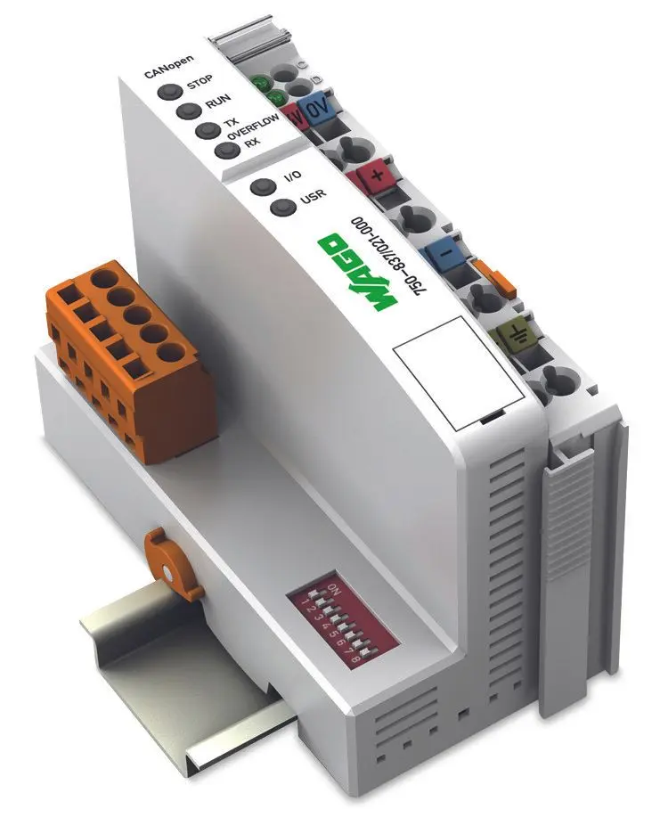 Produktfoto 1 von Controller CANopen,640/832 KB Programm/ RAM,MCS,lichtgrau