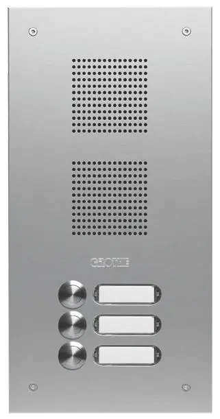 Produktfoto 1 von Türstation EV1 silber eloxiert EV1 einreihig Unterputz/incl. UP-Kasten
