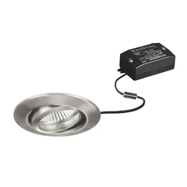 Produktfoto 1 von LED-Einbaustrahler 230V,6W,3000K,nickel matt