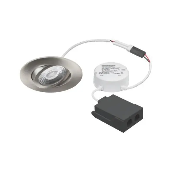 Produktfoto 1 von LED-Einbaustrahler 230 V AC, 50 Hz, 8 W, 36°, dim2warm, 3.000 K - 1.800 K