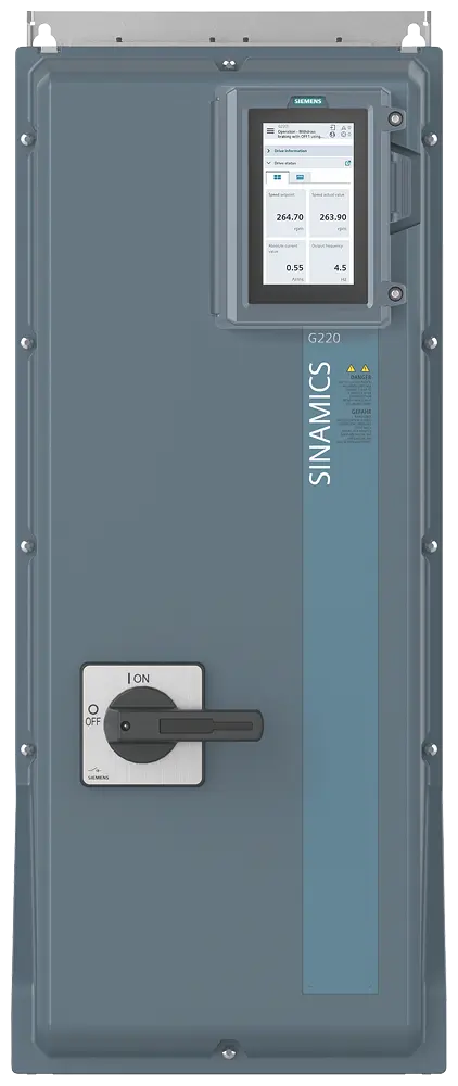 Produktfoto 1 von SINAMICS G220 Clean Power, 3AC 380...500V, 55kW/75hp, IP55 / UL 12