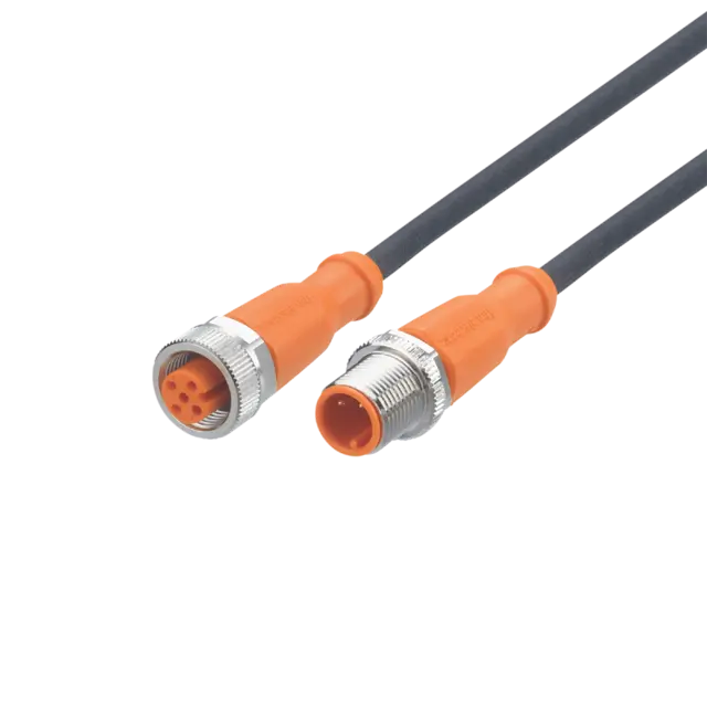 Produktfoto 1 von Verbindungskabel <250VAC 5m PUR Gehäuse TPU orange FKM IP65/67-69K
