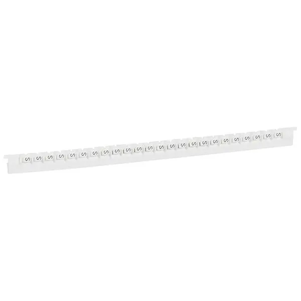 Produktfoto 1 von Kennzeichnungssystem Memocab, Buchstabe:S Schwarz auf Weiß