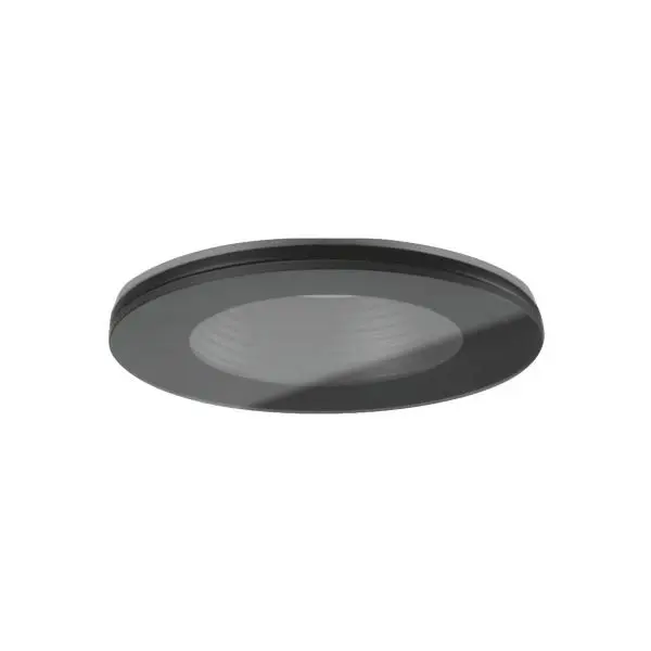 Produktfoto 1 von Einbaumodul rund, schwarz, mit Glasabde