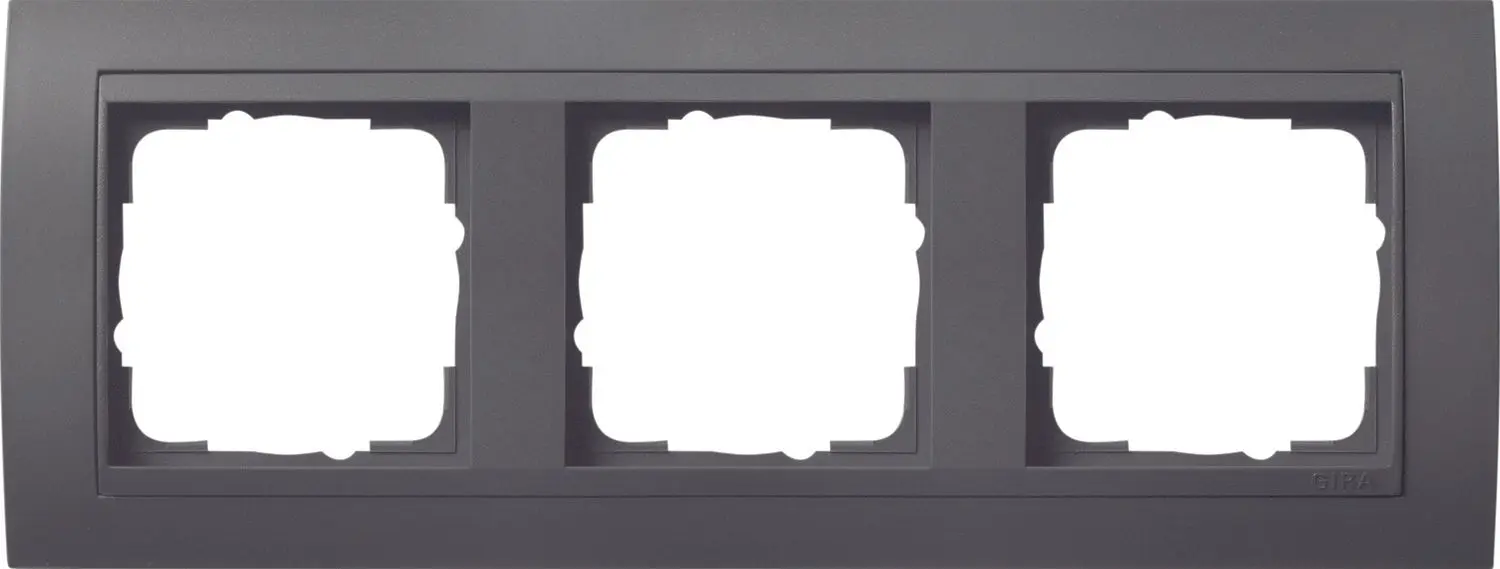 Produktfoto 1 von Abdeckrahmen 3fach f.anthrazit Event anthrazit