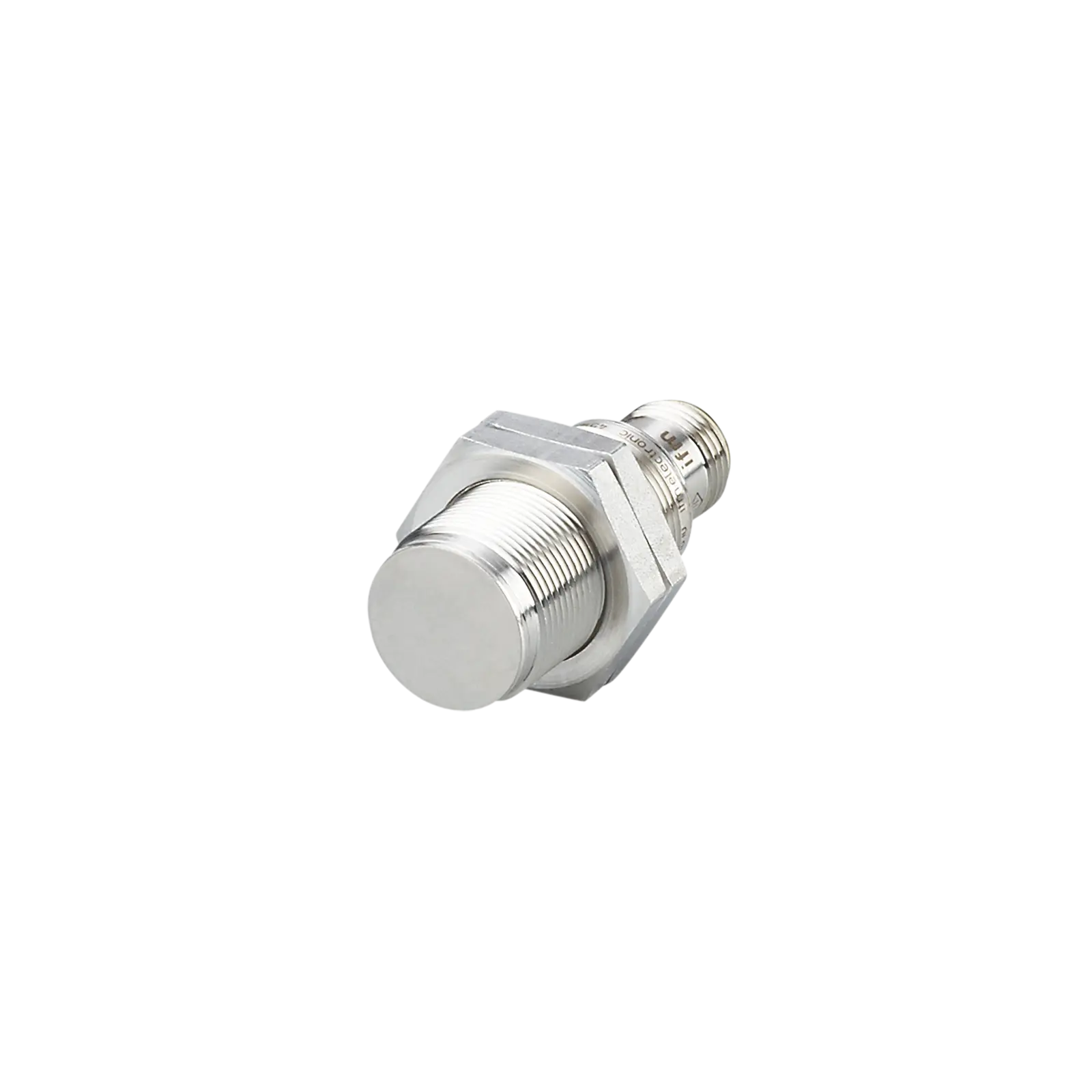 Produktfoto 1 von Ind.Sensor M18x1 L=45 Sn=10mm quasi- bündig S DC PNP M12 IP65-69K 3L 200Hz