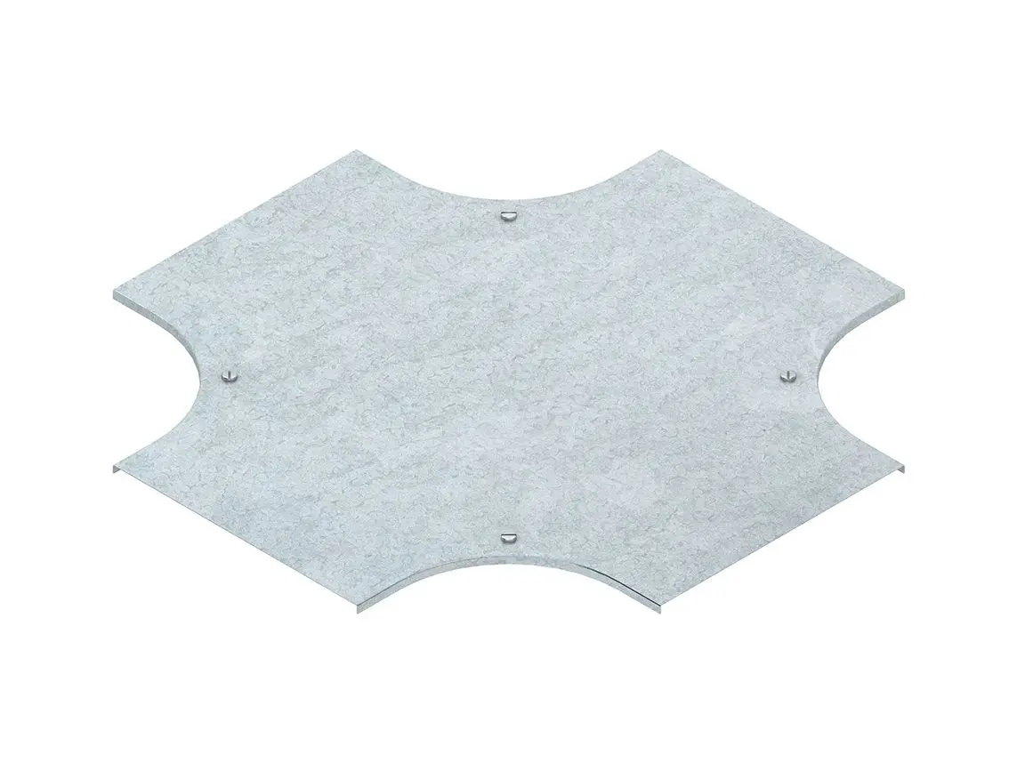 Produktfoto 1 von Deckel für Kreuzung, Breite 404 mm bandverz, mit Drehriegelverschluss
