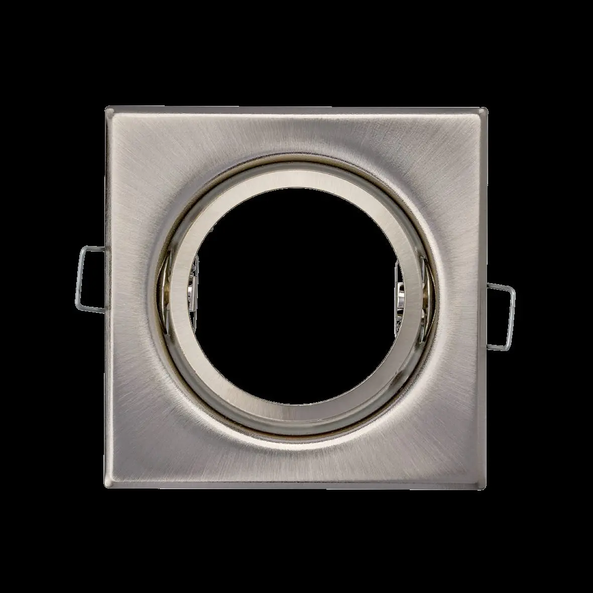 Produktfoto 1 von Leuchte D 3830 Quadratisch Nickel-gebürstet schwenkbar G5,3