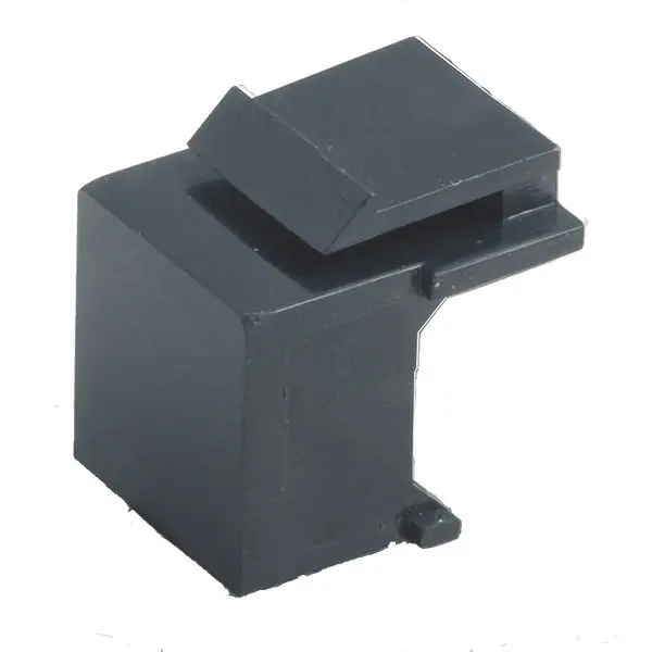 Produktfoto 1 von Steckplatzabdeckung Keystone1-fach schwarz