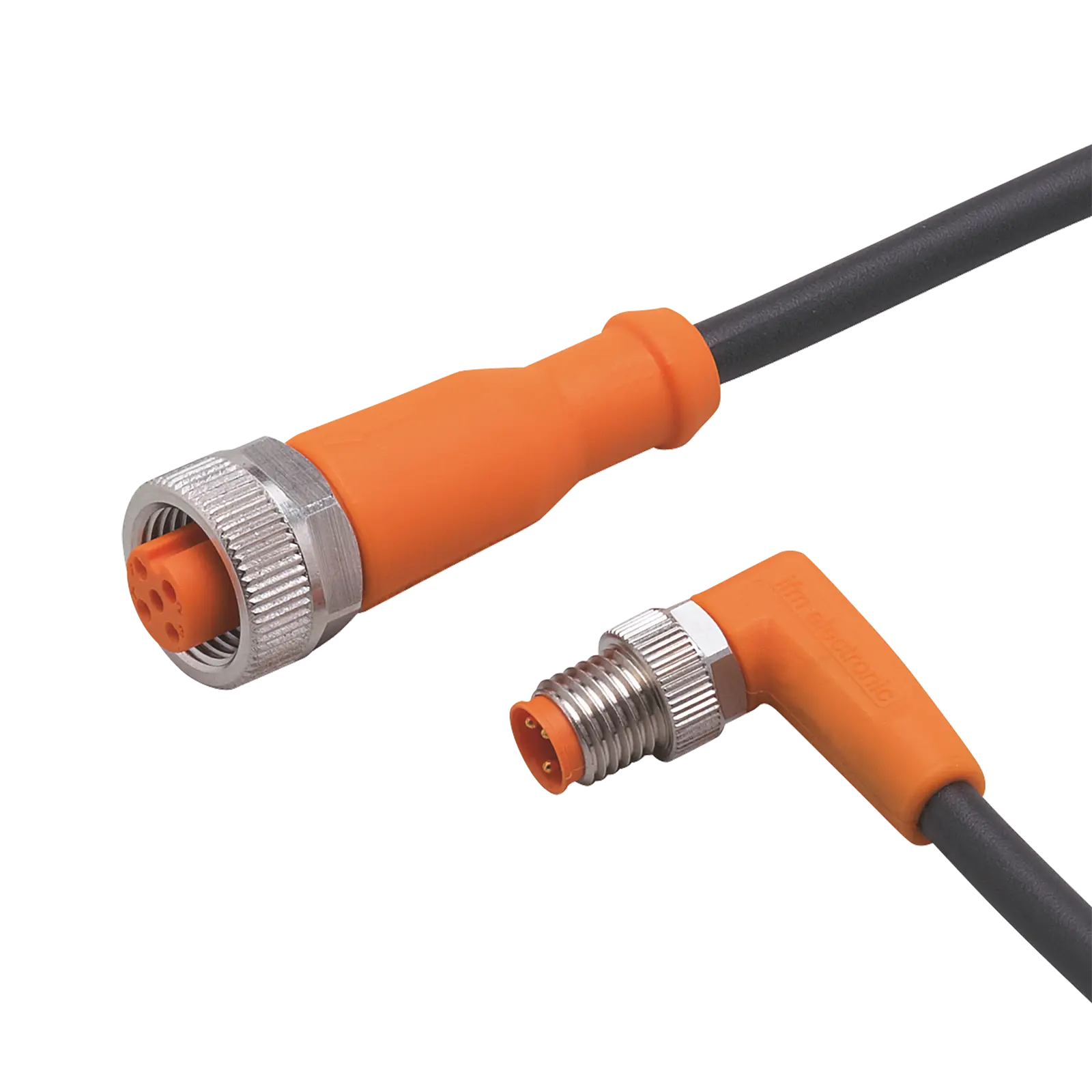 Produktfoto 1 von Verbindungskabel <50VAC 0,3m PUR Gehäuse TPU orange FKM IP65/67-69K