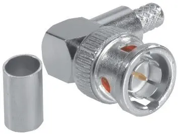 Produktfoto 1 von BNC Winkel Crimp Stecker