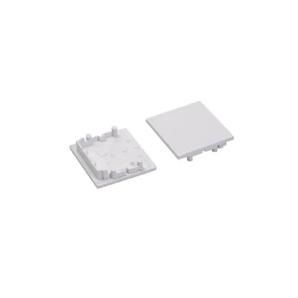 Produktfoto 1 von Endkappen-Set zu LED-Anbauprofil 53606070, Farbe: weiss