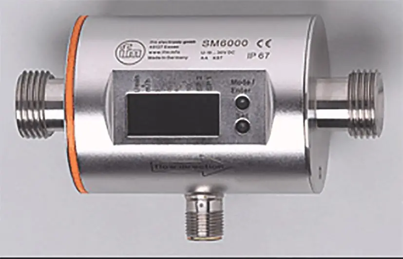 Produktfoto 1 von Durchflusssensor mag. PNP/NPN IO-Link 0,005...1,5ccm/h G 1/2 DN15