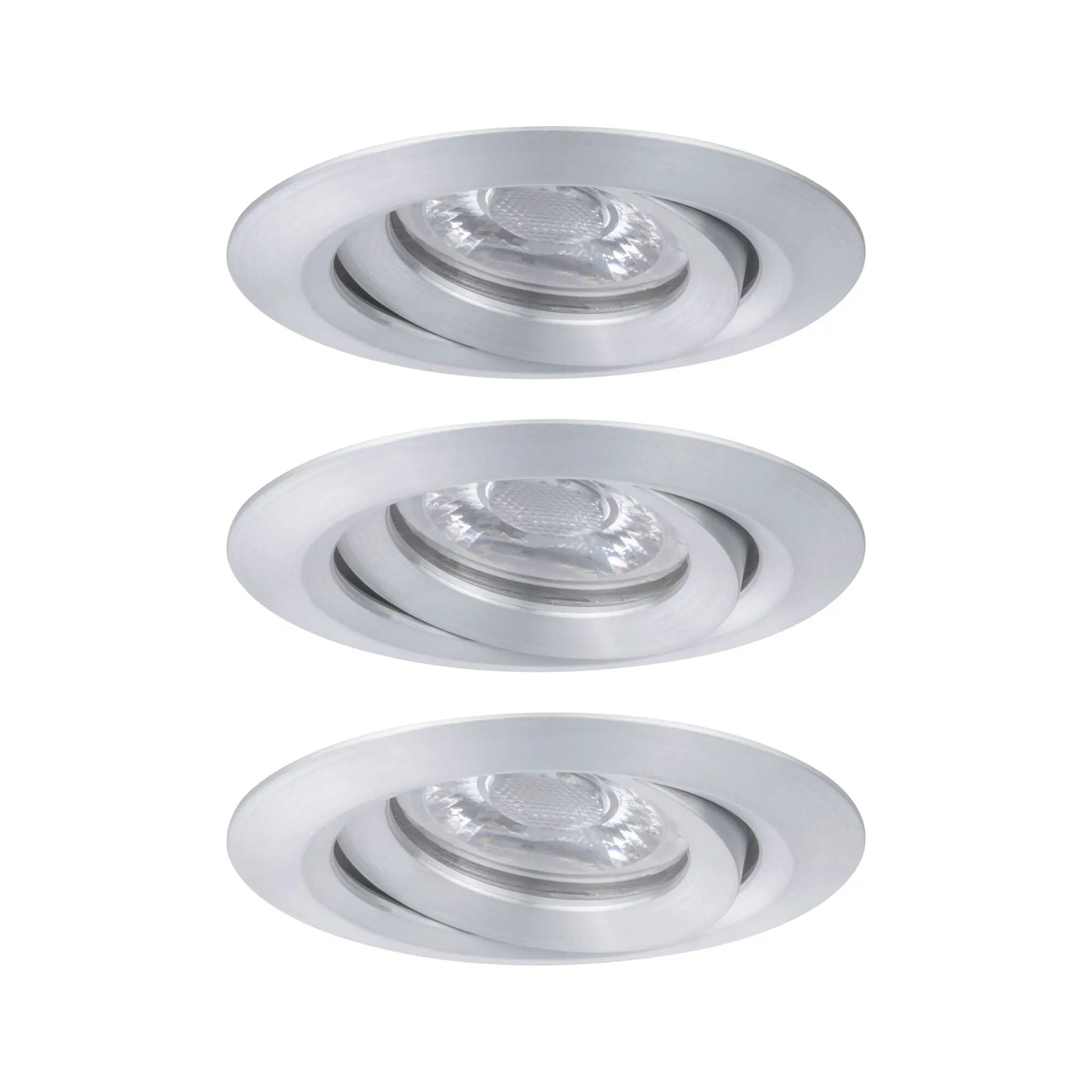 Produktfoto 1 von EBL Nova mini Coin rund schwenkbar LED 3x4W 310lm Alu gedreht/Alu