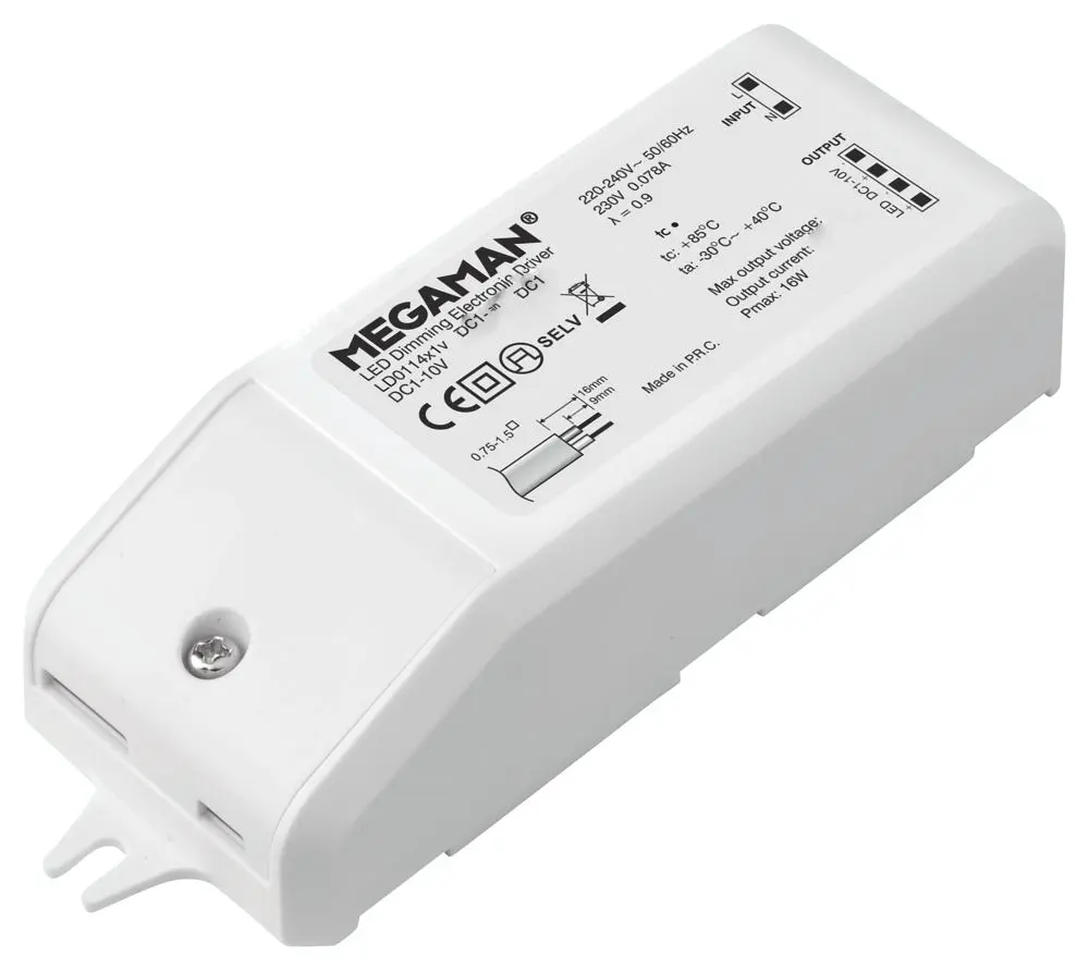 Produktfoto 1 von LED Treiber dimmbar 10W 500mA DC1 20V