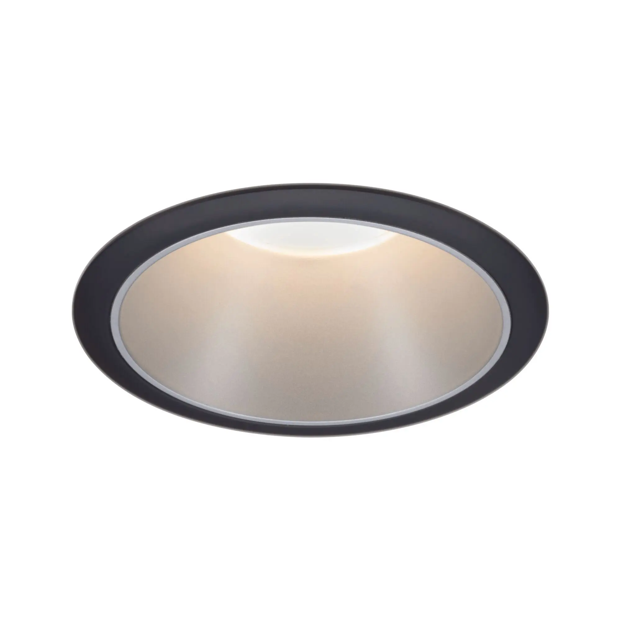 Produktfoto 1 von EBL Cole rund starr max 1x10W GU10 230V schwarz matt/silber Alu/