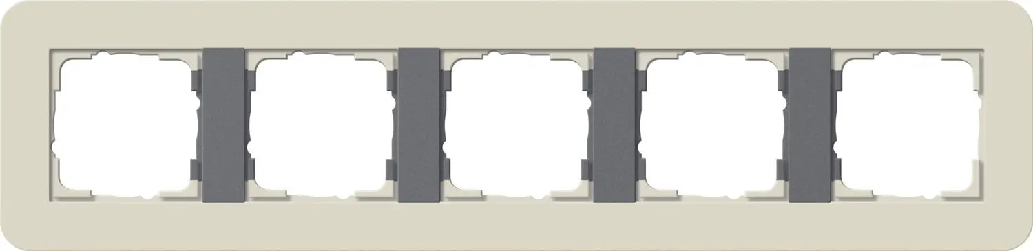Produktfoto 1 von Abdeckrahmen 5f E3 Sand/Anthrazit