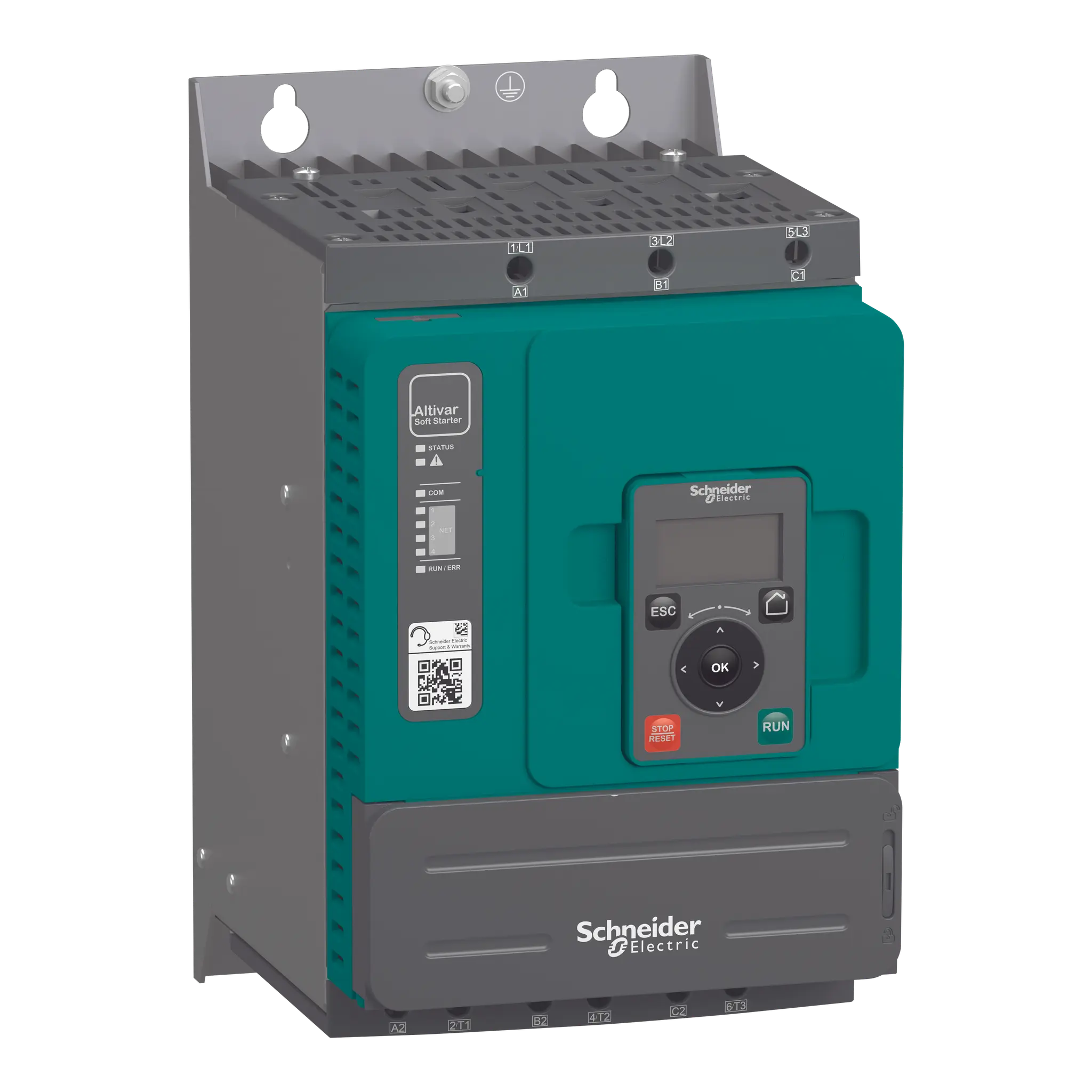 Produktfoto 1 von Altivar Sanftanlasser ATS480, 22 A, 208-690V AC, Steuerspannung 110-230V AC